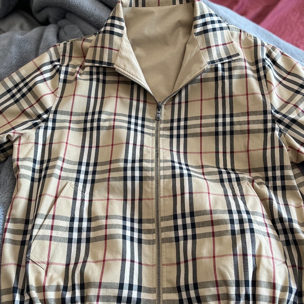 Burberry Reversible Nova Check Windbreaker Size Large